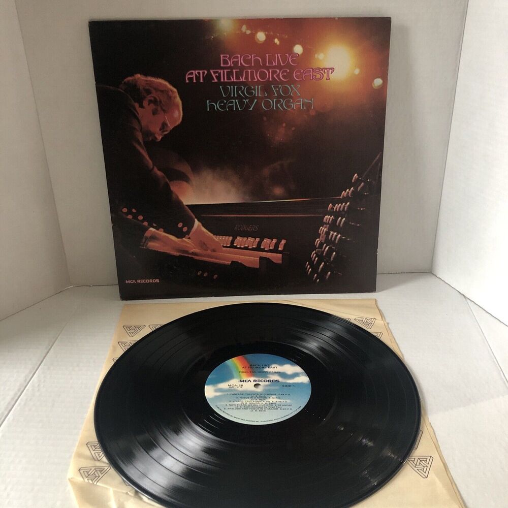 VIRGIL FOX Bach Live At Fillmore East LP Excellent Play DECCA
